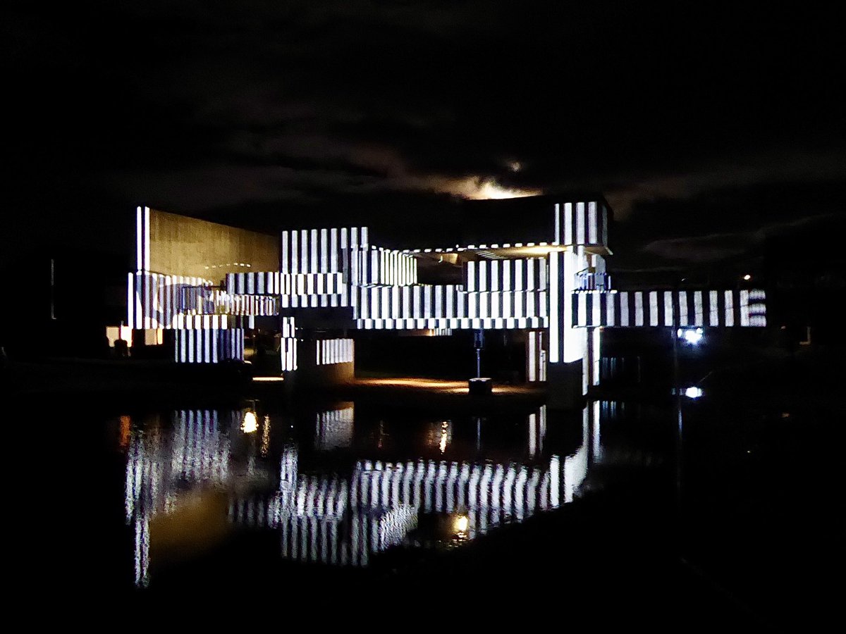 dwailes's tweet photo. First visit to see Victor Pasmore’s #ApolloPavilion in Peterlee, illuminated as part of @lumieredurham #Durham
One of the best examples of Brutalist architecture in Britain https://t.co/JSRNEogyOw