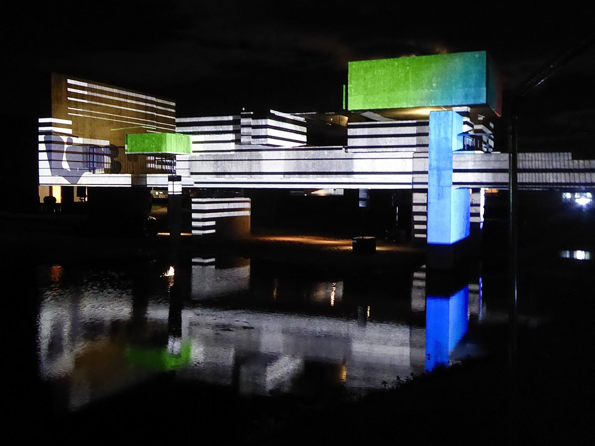 dwailes's tweet photo. First visit to see Victor Pasmore’s #ApolloPavilion in Peterlee, illuminated as part of @lumieredurham #Durham
One of the best examples of Brutalist architecture in Britain https://t.co/JSRNEogyOw