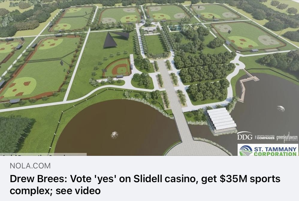 StTammanyEDC's tweet photo. @sttammmanycorp releases the initial findings, proposed development plan, and conceptual designs of a new, state-of-the-art sports tourism complex that would be developed upon voter approval of Camellia Bay Resort, Casino, and Marina. https://t.co/pFgU3b36Kd https://t.co/Fk1fF9rEBN