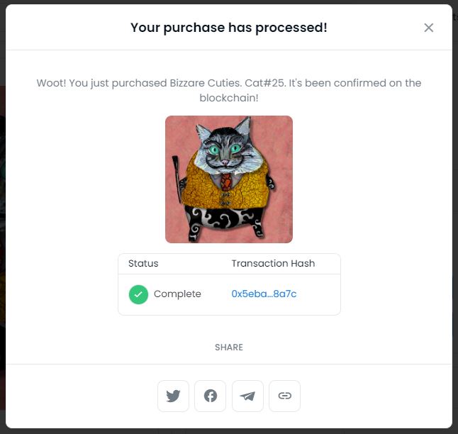 MyTitsArt's tweet photo. Ok, my 5th NFT I have bought from different artists today is super creative #NFT from @BizzareCuties ❤️
These guys work very hard, check out their video with Snoop Dogg. This collection can be very expensive in the long run😎
https://t.co/bq2wfsgfRG
#NFTcollectors https://t.co/up4nOxhUVK