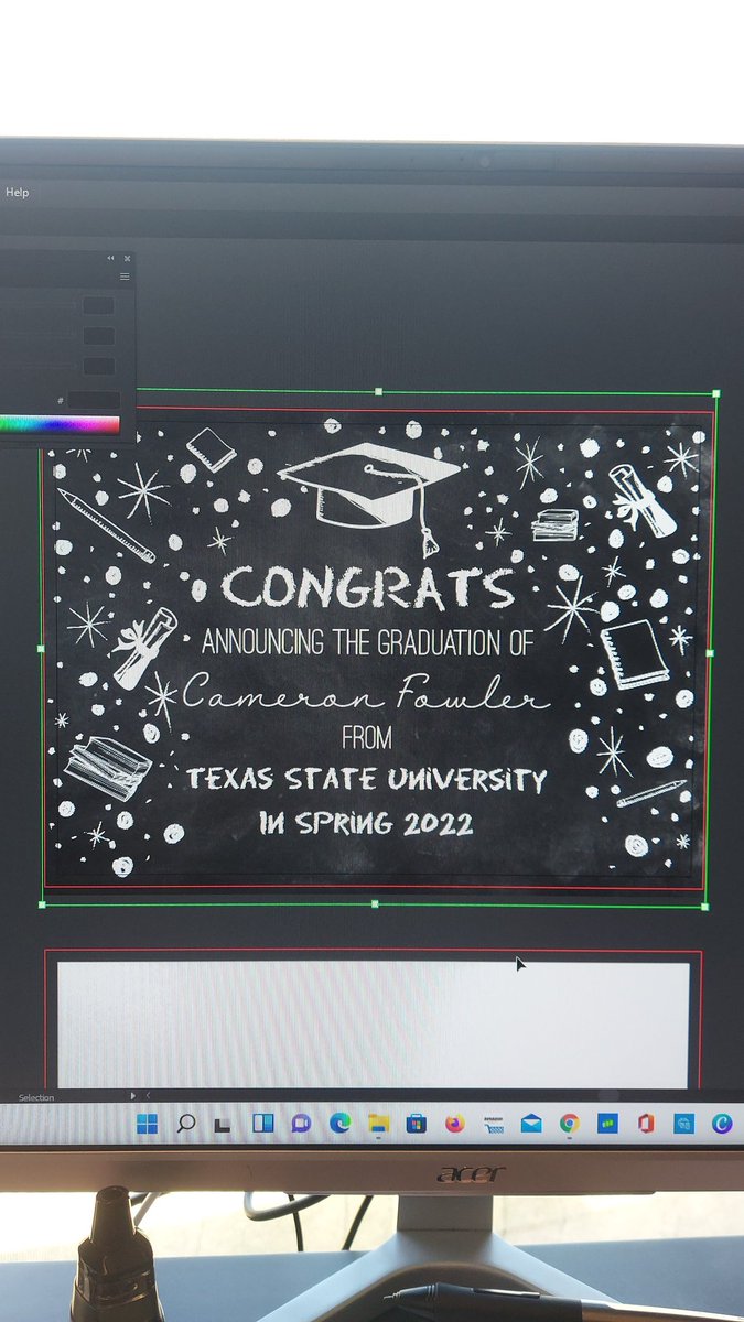 DesignsFowler's tweet image. Now this I like! After the 9th (?) I&apos;ll just have one semester left!!! 😊🎓