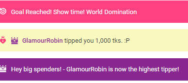 Blonde_kitty_x's tweet photo. There are guys who tip, and then guys who make you reach your goal of World Domination 😈 @RobinGlam, you get allllll the head pats https://t.co/62AwGaXiFA