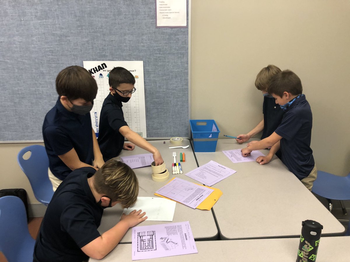 WES_Innovation's tweet photo. 6th graders learning the importance of specialization as they learn how a civilization functions! @EMSZampini #weschools @WESchools https://t.co/3JItJr6CGY
