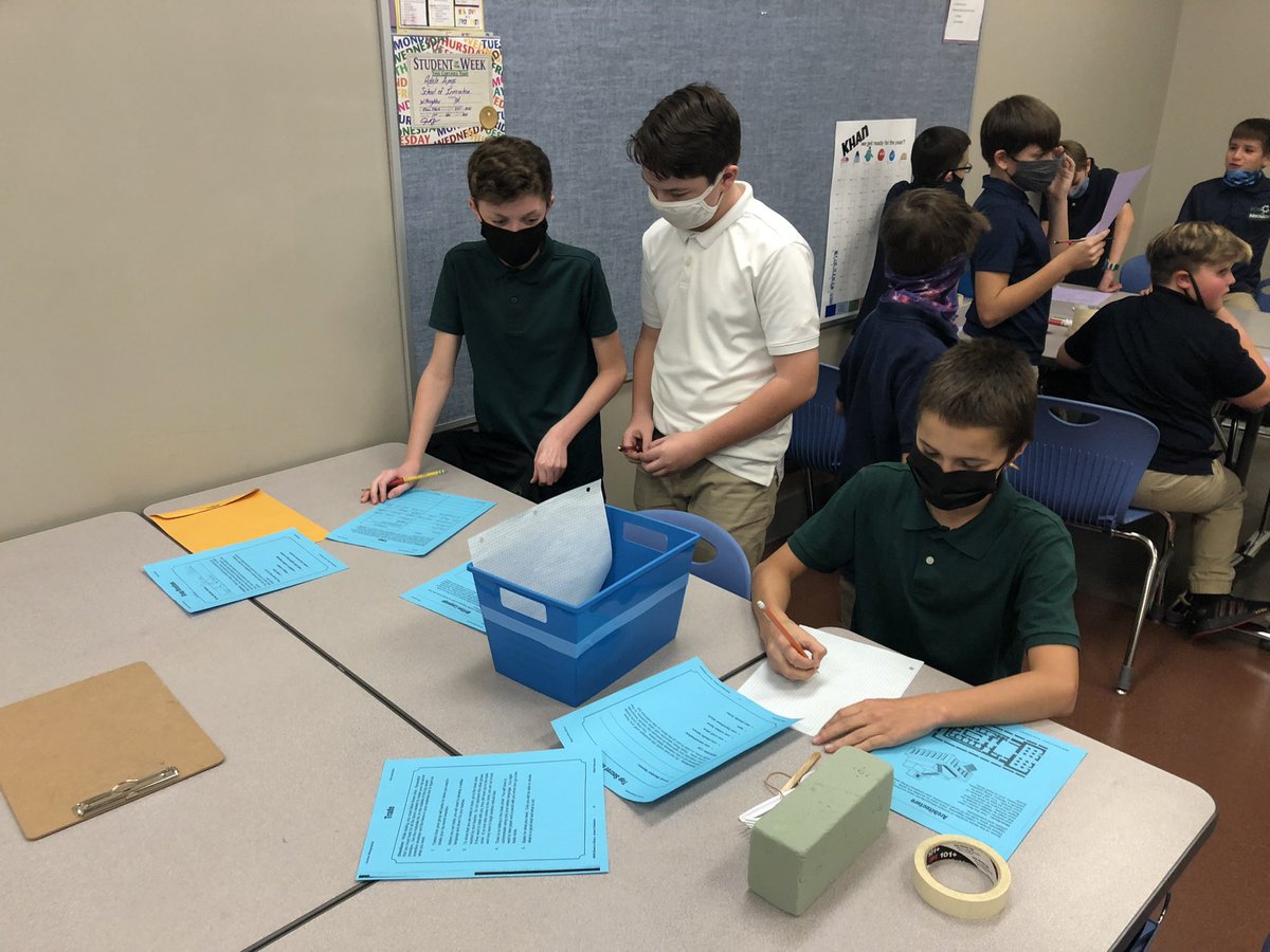 WES_Innovation's tweet photo. 6th graders learning the importance of specialization as they learn how a civilization functions! @EMSZampini #weschools @WESchools https://t.co/3JItJr6CGY