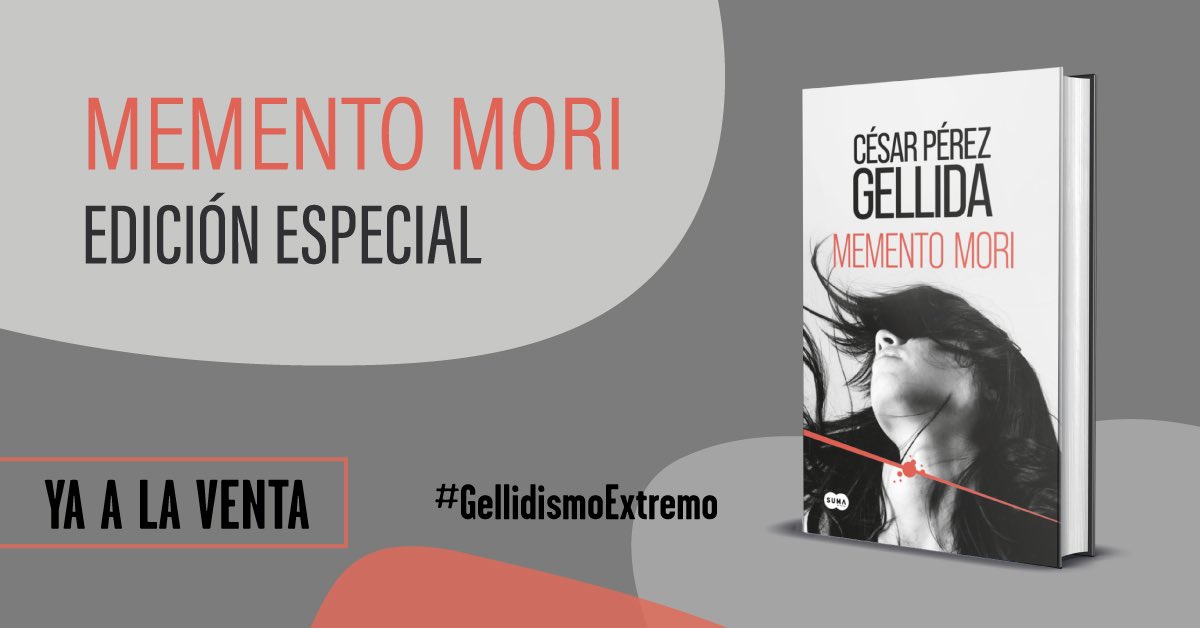 ATENCIÓN 🧨🧨🧨
Cada 200 RTs, sorteo un ejemplar de la edición décimo aniversario de #MementoMori 
Hasta el 30-nov. 
#GellidismoPrimigenio #HayQueJoderse
<a href="/sumadeletras/">SUMA DE LETRAS</a> <a href="/penguinlibros/">Penguin España 🐧📚</a>