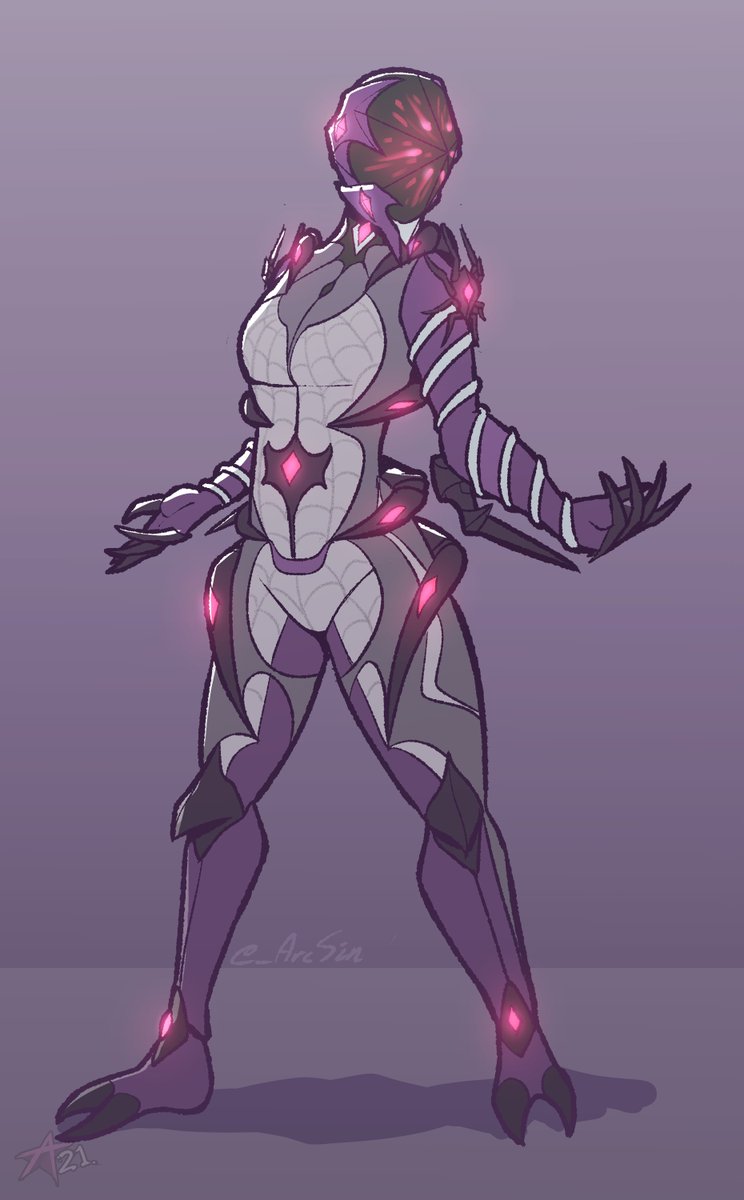 _ArcSin's tweet photo. was commissioned to give mag an arachnid design and honestly i'm in love with this

#Warframe #warframefanart https://t.co/uLBoRvJD1P