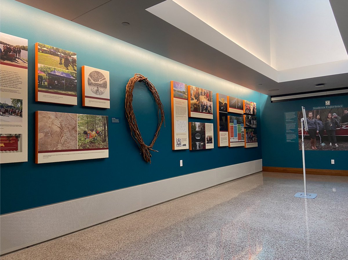 oteUMN's tweet photo. November is Native American Heritage Month, and one thing we recommended you do is check out the “Why Canoes?” exhibit at Northrop.

“Why Canoes?” is on display for the rest of this semester. Head up to the Northrop Gallery soon to immerse yourself in this beautiful exhibit! https://t.co/C9fmppKbMU