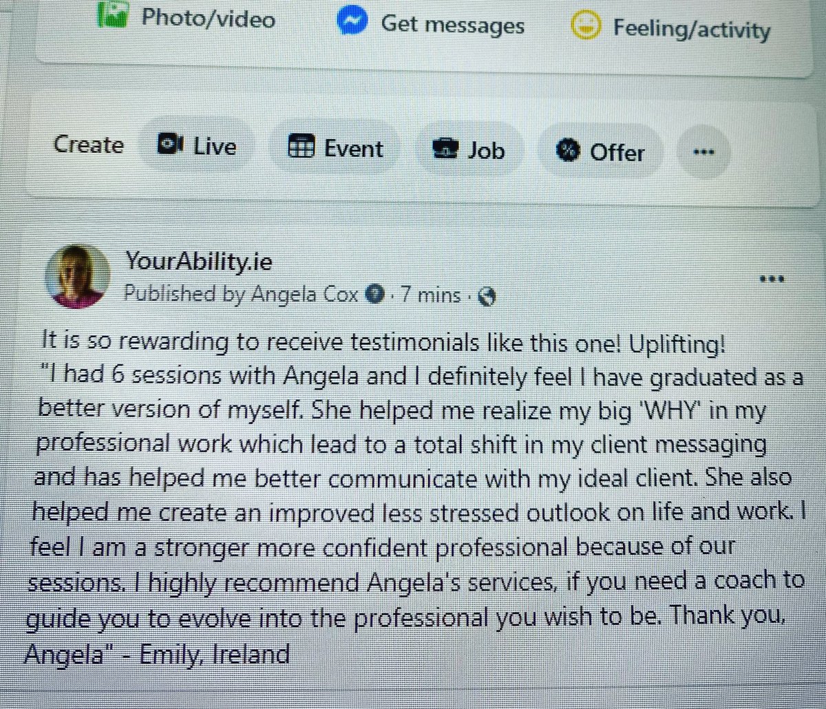 Angela Cox of YourAbility.ie tweet media