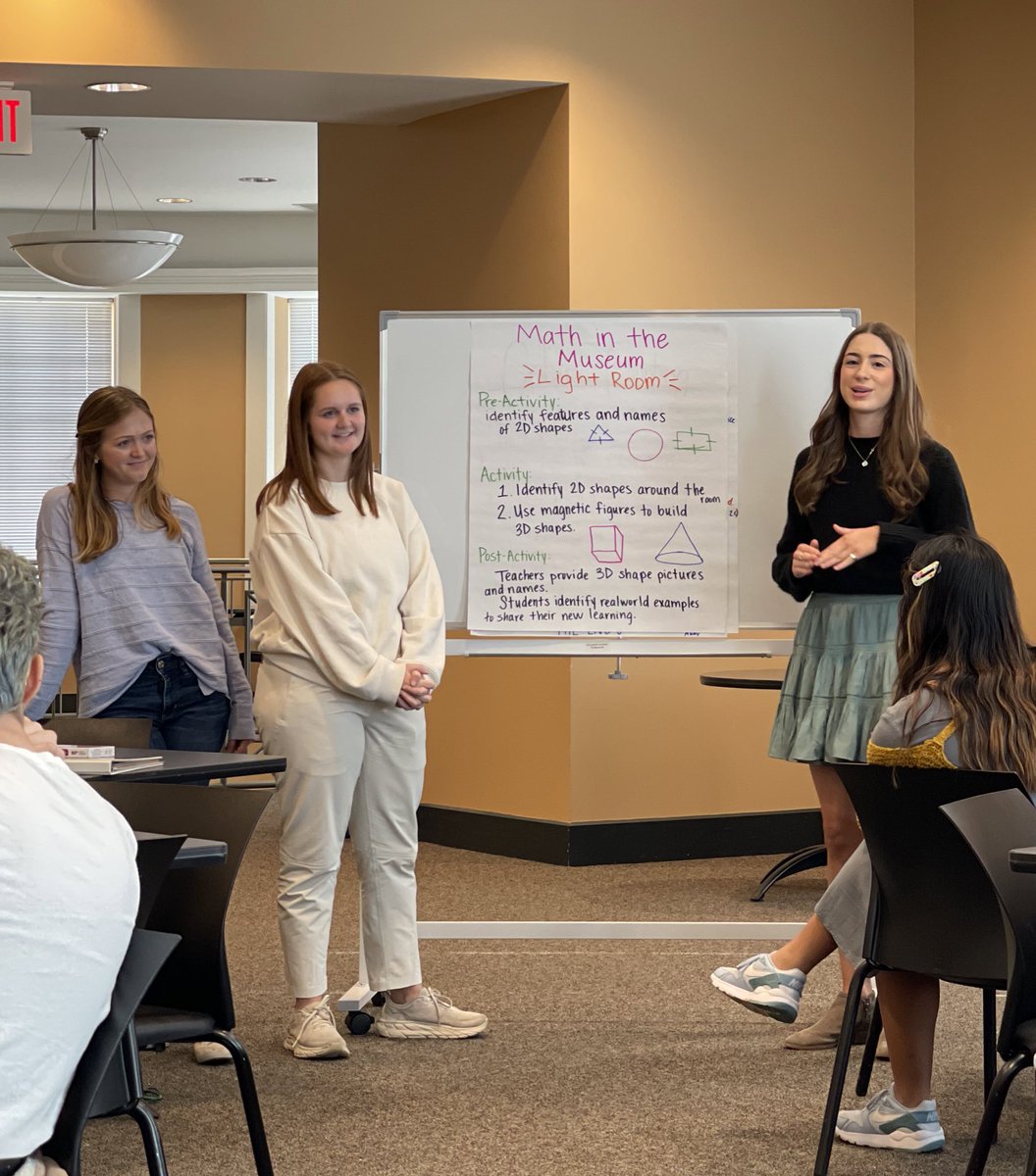Math in the Museum day for BU ElemEd TAs with <a href="/drcoopermath/">Sandi Cooper</a> in Math Methods class. They experienced math learning in stations and then created their own ideas to share! <a href="/BaylorSOE/">Baylor School of Ed</a> <a href="/MaybornMuseum/">Mayborn Museum</a>