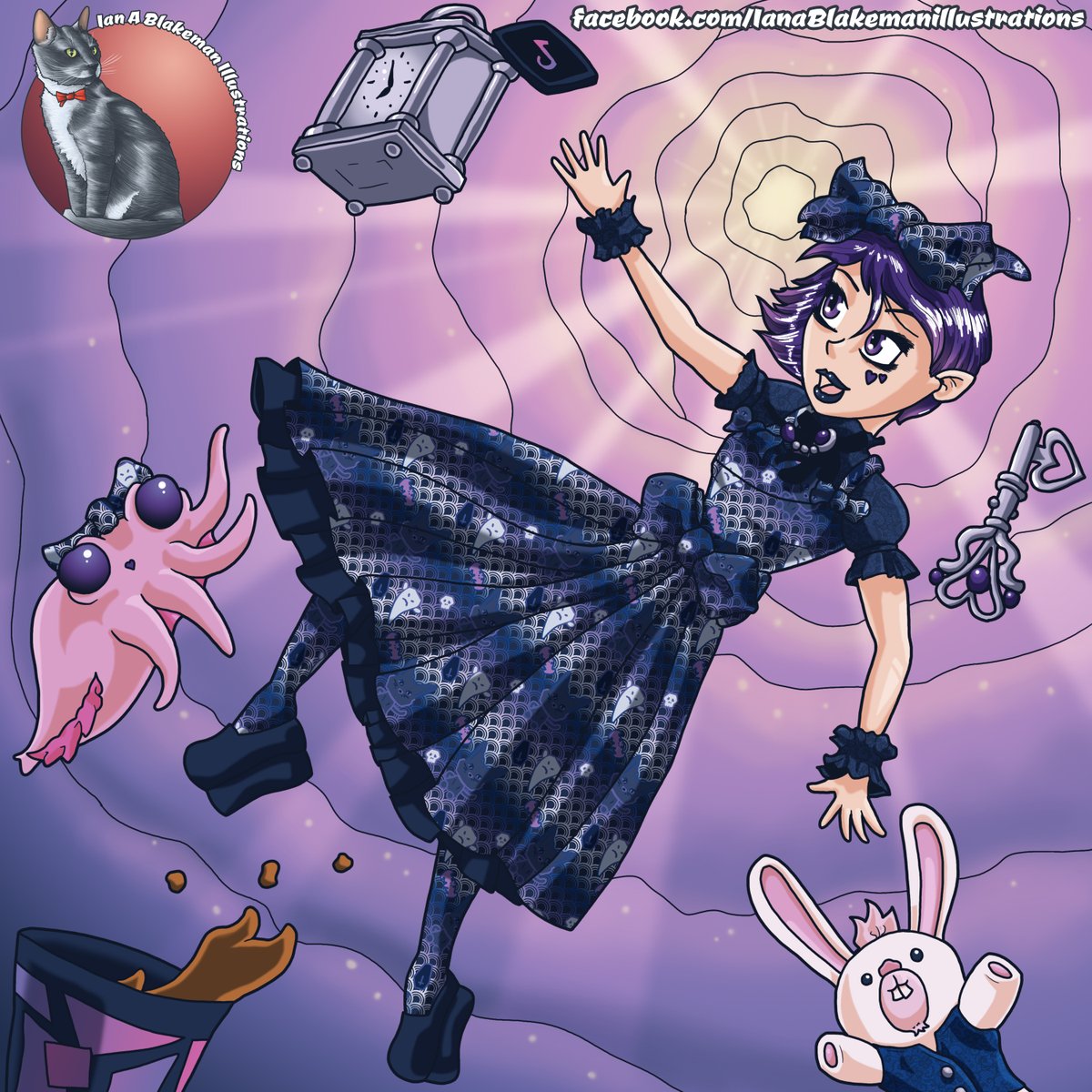 Ian_A_Blakeman's tweet photo. dedicated to the @thepinkcuttlebug on Tiktok who just makes cute and motivating content and has an amazing wardrobe!
#bishoujo #aliceinwonderland #cuttlebug #portrait #fanart https://t.co/4dEr6XP53T