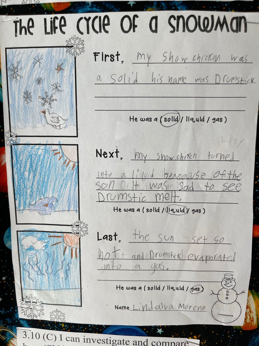 GallowCintel's tweet photo. Check out my December bulletin board. Y’all it’s the paraphrased objective for me! @CorneliusElem
🤣🤣 ⛄️ ❄️ #YayWinter #Science #Lifecycle #whatstheMatter #Matter https://t.co/RMd9QPKEmy