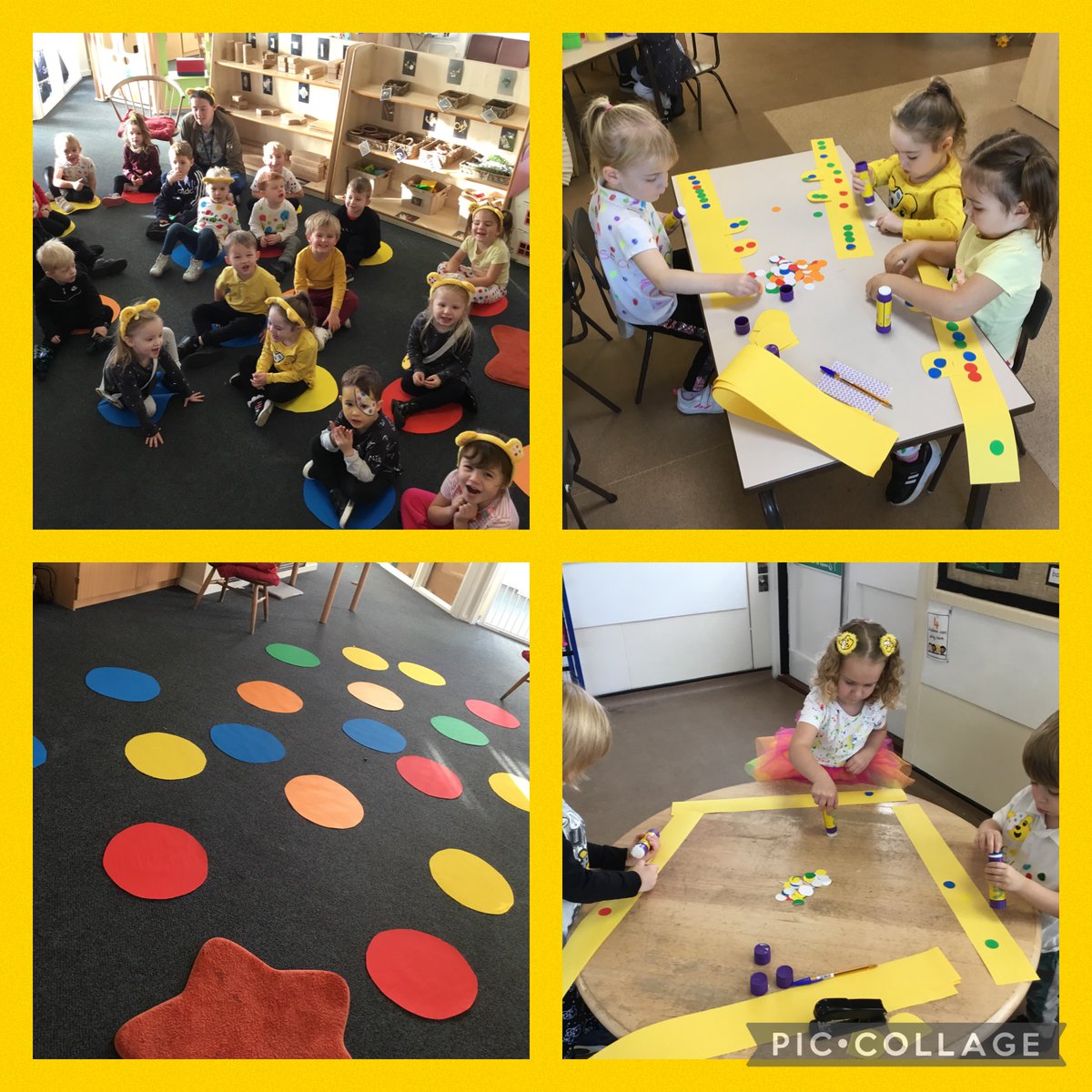 🟡🔵Spots, spots and even more spots! 🟡🔴🟢🔵
The F1 children enjoyed a very creative, fun filled day  in  aid of the Children in Need.  
#childreninneed2021