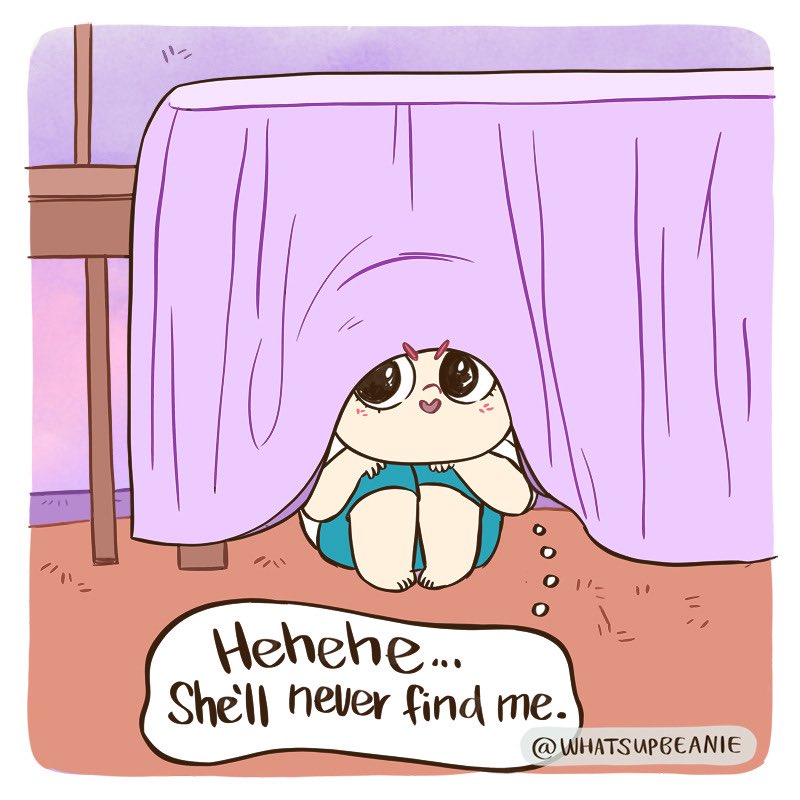 (1/3) do you like playing hide and seek? 