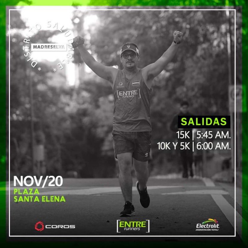 ENTRErunnerssv's tweet photo. ¿Quieres comenzar a correr? Te invitamos al #Distritosaludable en Santa Elena. Todos los sábados desde plaza Santa Elena. https://t.co/pUqvQKyLCG