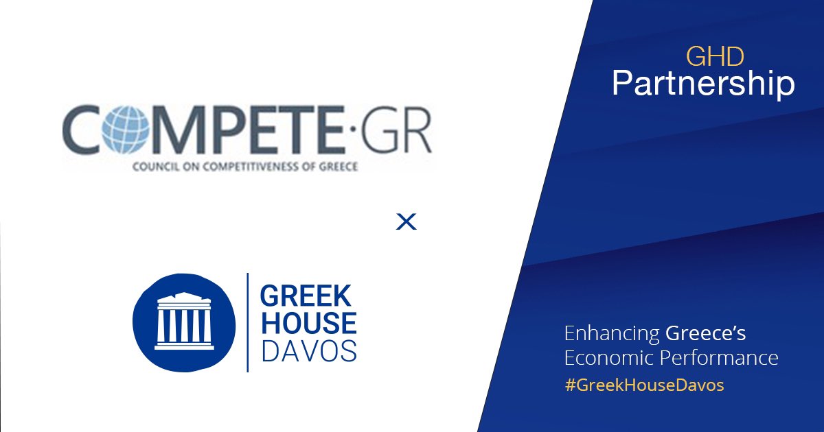 GreekHouseDavos's tweet photo. 🤝 We are very pleased to announce that the Council of Competitiveness of Greece (Compete Gr) has joined the Affiliate Network of Greek House Davos.
📍Compete Gr is the leading authority on competitiveness issues and at the forefront
#GHD #CompeteGr #GHD_Network #GHD_Partnership https://t.co/15tWzugWLL
