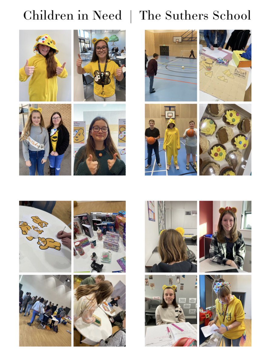 SuthersSchool's tweet photo. Well done to everyone in #SAVE and @SuthersSchool for a fun-packed day of fundraising in aid of @BBCCiN #Pudsey #thesuthersschool #suthersishere https://t.co/4LfB3zdrEJ
