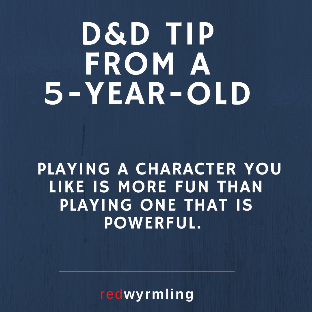 Do you enjoy intentionally playing characters that are not as powerful as they could be?

#dnd #dnd5e #ttrpg #ttrpgkids