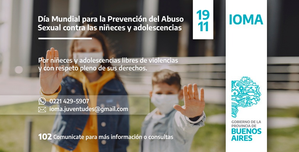 IOMAgba's tweet photo. La violencia sexual contra niñas niños y adolescentes es una de las expresiones más graves de las violencias por razones de género y de las vulneraciones de derechos .
Si vos o alguien necesita ayuda 📞
@linea102
En #IOMA contás con el #ProgramaJuventudes. https://t.co/6RVWFFqhO8