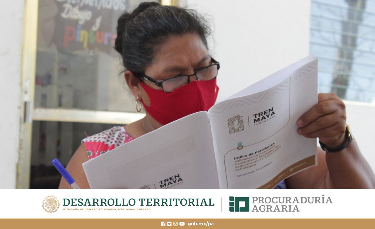 PAgraria's tweet photo. #CosechandoMetas🚜🏁
Para la atención por tramo del Tren Maya🛤️, se han realizado 67 asambleas de anuencia para la suscripción de ocupación previa, de un total de 108 de núcleos agrarios, (27 no requieren asamblea), esto representa un avance de cumplimiento del 82.7%.🔝📈🆒 https://t.co/yZc0UK5xbL