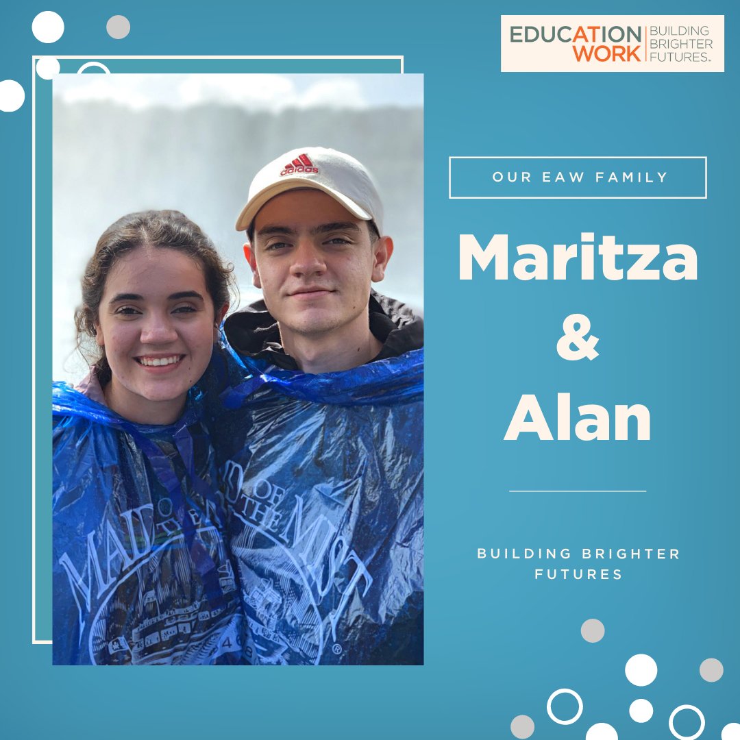 EducationatWork's tweet image. When we said #EAWFamily, we MEANT EAW FAMILY! Maritza and Alan are EAW's star sibling duo. But just remember, the first sibling to apply is the one who gets the referral bonus (Alan) 😉 #applyfirst #monthlybonus #EAWFamily #tempejobs #studentjobs
