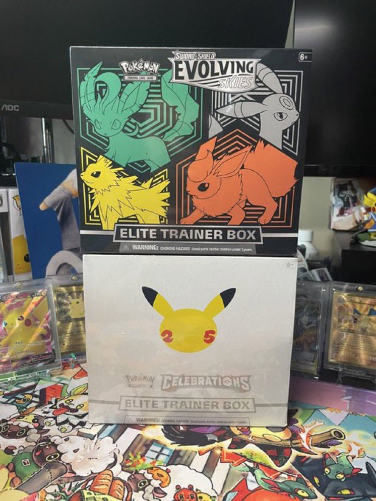 PokemonTCGStan's tweet photo. 2,000 Follower Giveaway Part 2 (thanks to Digital Pickaxe!)

Winner gets their choice of one of these ETBS!!

MUST:
✅Follow @LlcPickaxe and me
❤️Like
🔁Retweet 
👋And tag 3 friends who love Pokémon

Must be in the US, winner will be chosen next Friday! https://t.co/Gdptm9lS7t