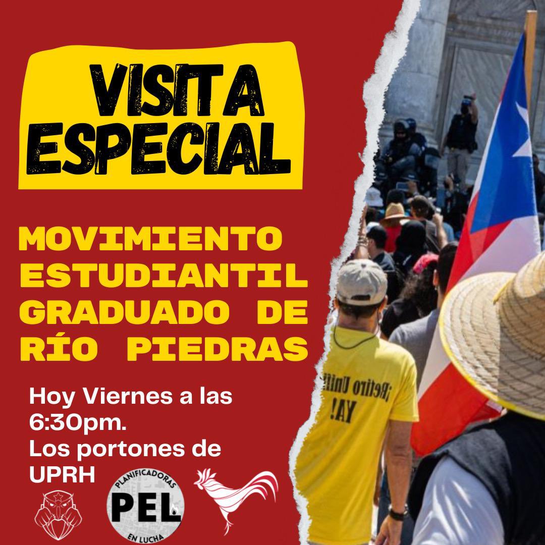 buhxsenlucha's tweet photo. HOY! Directamente desde UPRRP nos visita el movimiento estudiantil Planificadoras en Lucha. ¡No te lo pierdas! https://t.co/VqJzZGABQb