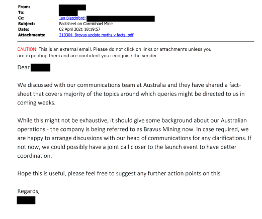 Cult_Unstained's tweet photo. New documents released following Freedom of Information (FOI) requests also show how Adani sent a 'fact sheet' to the @sciencemuseum's Director to help deflect criticism of its coal mining operations in Australia. https://t.co/YWYIAqmjCP