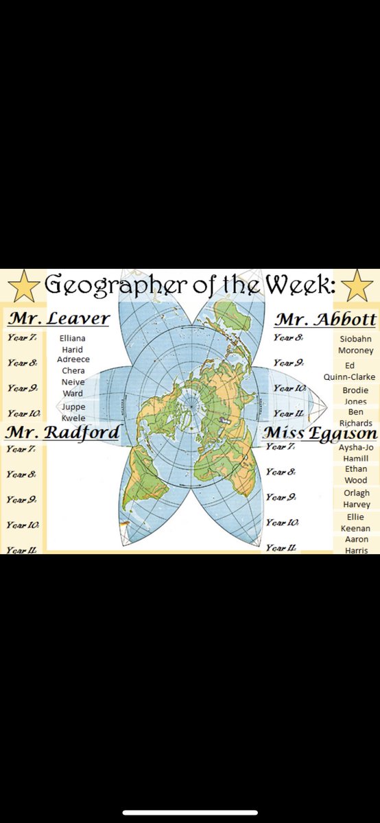 newmanGeog's tweet photo. Another fabulous week that keeps all the geography department smiling and feeling so proud. Well done superstar geographers. #madeforgreatness #staroftheweek https://t.co/9U7usjG1Em
