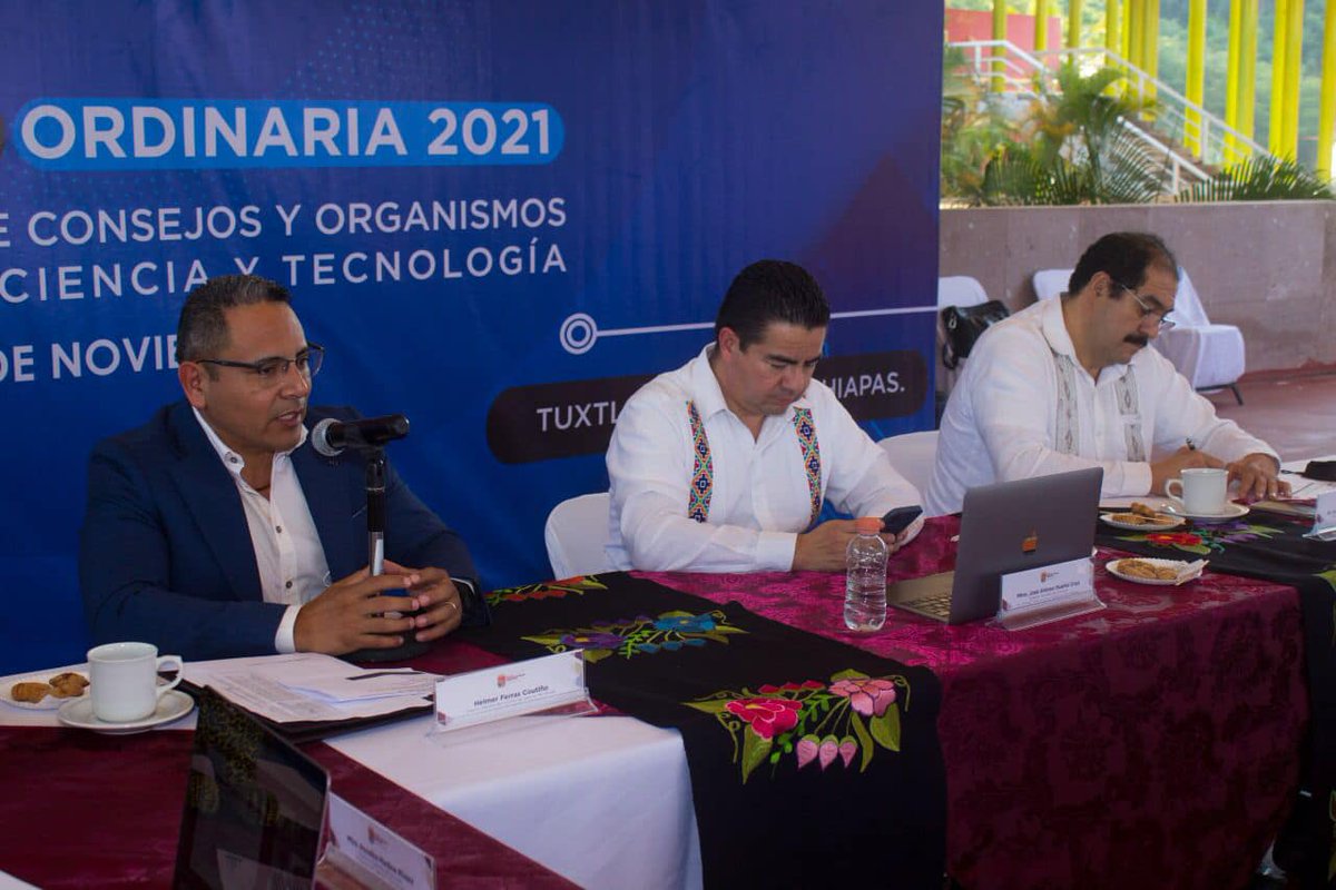 Chiapas es sede de la 2ª Sesión Ordinaria de la Red de Consejos y Organismos de Ciencia y Tecnología.
@icti_chiapas <a href="/helmerferras/">Helmer Ferras</a> 

susanasolisinforma.com/contenido-chia…