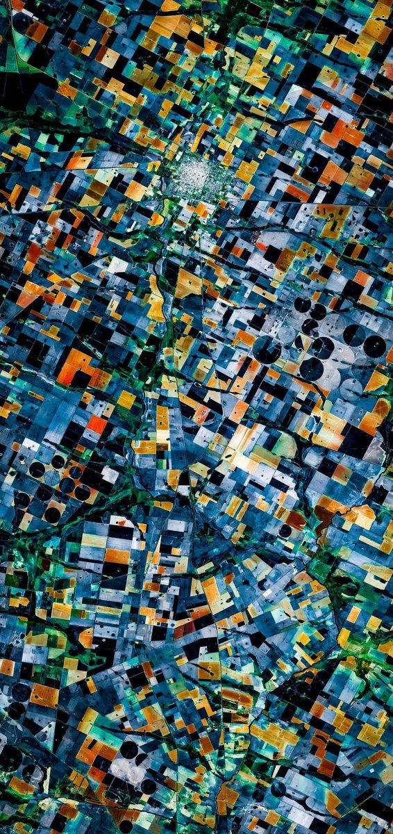 Agriculture + Art 💫
A thread of artworks I've made for this project.
The first one, from my country: 🇦🇷

PAMPAS ROJAS
📍Buenos Aires, Argentina