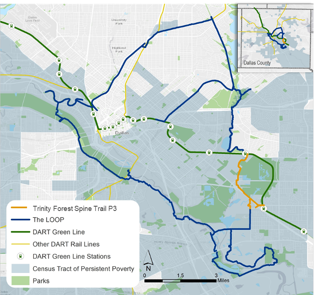 TheLoopDallas's tweet photo. Huge appreciation to our federal officials for selecting the last phase of the Trinity Forest
Spine Trail for a #RAISEGrant!
This project will #ConnectDallas and replace the bridge over 175 in Pleasant Grove @RepEBJ @JohnCornyn @PeteButtigieg https://t.co/jvSh0MxKfH