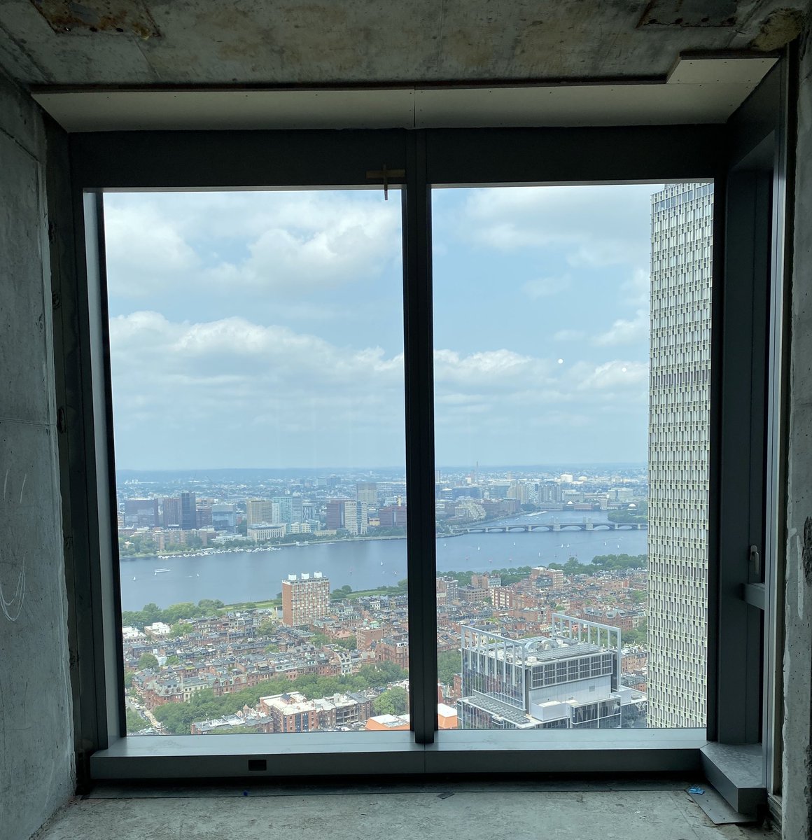 te2engineering's tweet photo. Check out the view from our newest downtown Boston project.
Who wouldn't want to see the Pru and the Hancock from this high up!
#engineeredhome #comfort #efficiency #ventilation #hvac #hvacengineer #highperformancehomes #smarthome #futurehouse #invisiblecomfort https://t.co/T45gZKJ9dP