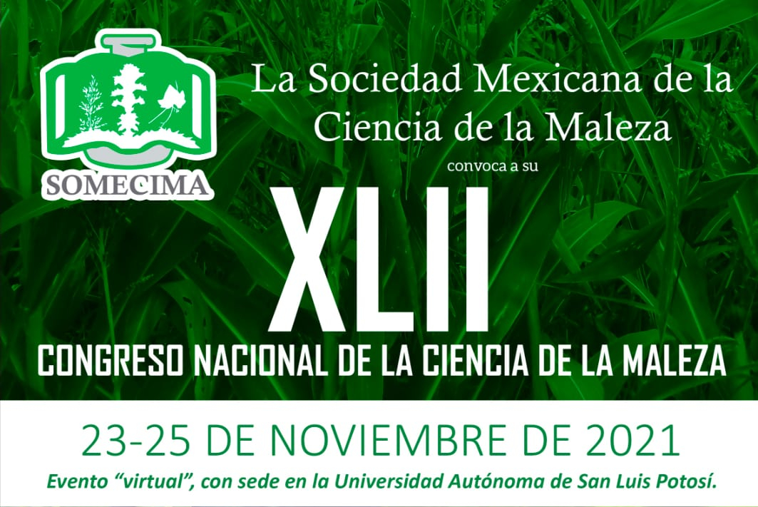 conacofi's tweet photo. XLII Congreso Internacional de la Ciencia de la Maleza @Somecima https://t.co/grzciN6OYQ https://t.co/PspXfRuuRp
