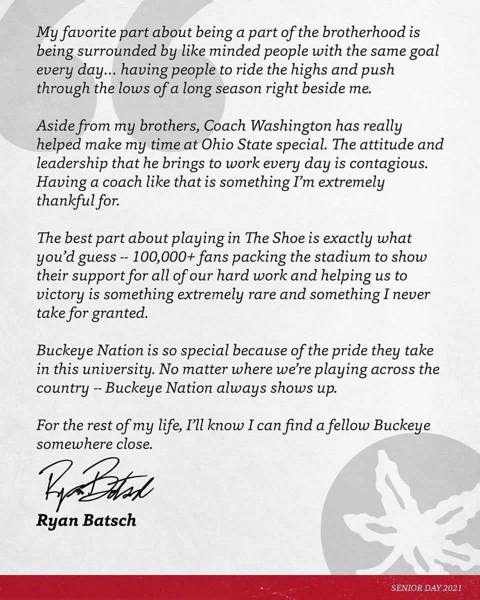 .<a href="/Ryan_Batsch/">Ryan Batsch</a> • SR • Loveland, OH

#GoBucks