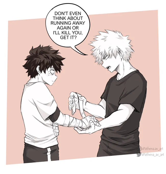 Little drawing for today 🙃 i'm happy see these two again in #bnha334 
I missed them! 💚🧡
.
#sketch #BNHA #bakudeku #MyHeroAcademia #BokuNoHeroAcademia #MHA334 