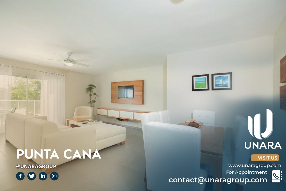 UnaraGroup's tweet photo. Did you know you can buy an apartment for less than US $150K in punta cana
.
.
Contact us for more infos 
#Realestate #PuntaCana #Owner #tourism #Tropical #Lifestyle https://t.co/4RGxvmmtCP