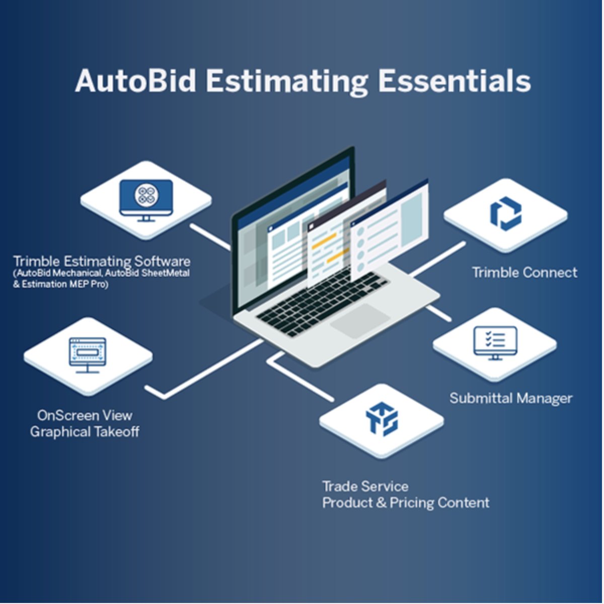 Busy?

⚡️ If you're an #ELECTRICAL estimator, you want Trimble #Accubid Classic Pro estimating software.

🚰🌪 If you're a #MECHANICAL & #SHEETMETAL estimator, you need Trimble #AutoBid estimating software.

Both are available as 5-in-1 subscriptions.

ow.ly/eHDJ50FwYkf