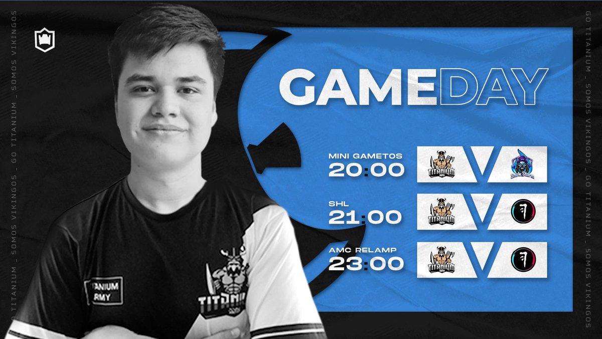 #ClashRoyale | MatchDay 🧩

Triple jornada para éste gran viernes en la aldea guerrera, hachas listas y preparadas para bañarlas de sangre. 🪓

🆚️ <a href="/SnowStormeSport/">Snow Storm</a>
🆚️ <a href="/HuntersTeam_/">HUNTERS</a>
🆚️ <a href="/HuntersTeam_/">HUNTERS</a>

🎙 twitch.tv/kevincitogt
⏰ 20:00 🇨🇱  Iniciamos 

#GoVikingos 🪓