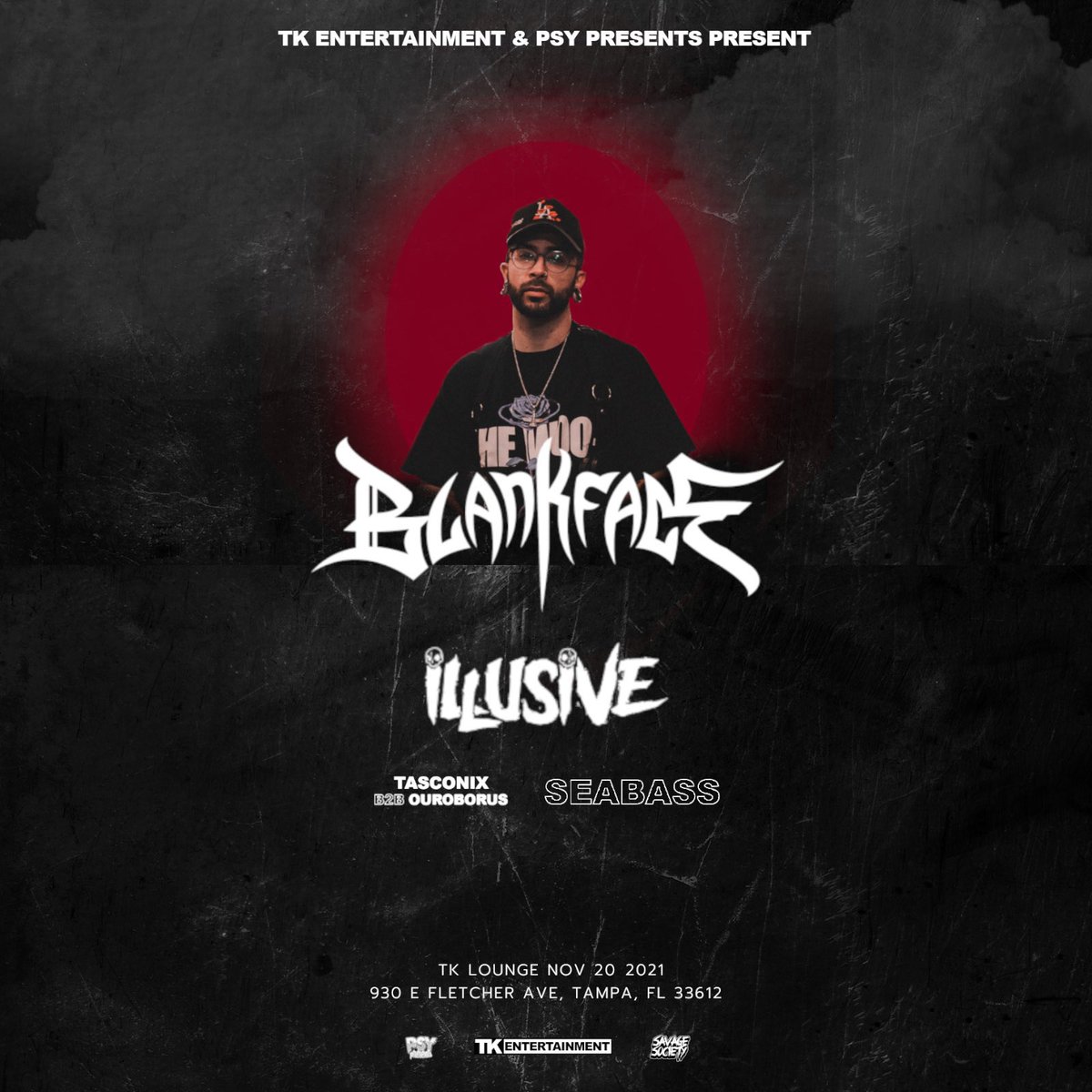 BLANKFACE Returns Tampa Saturday 11/20