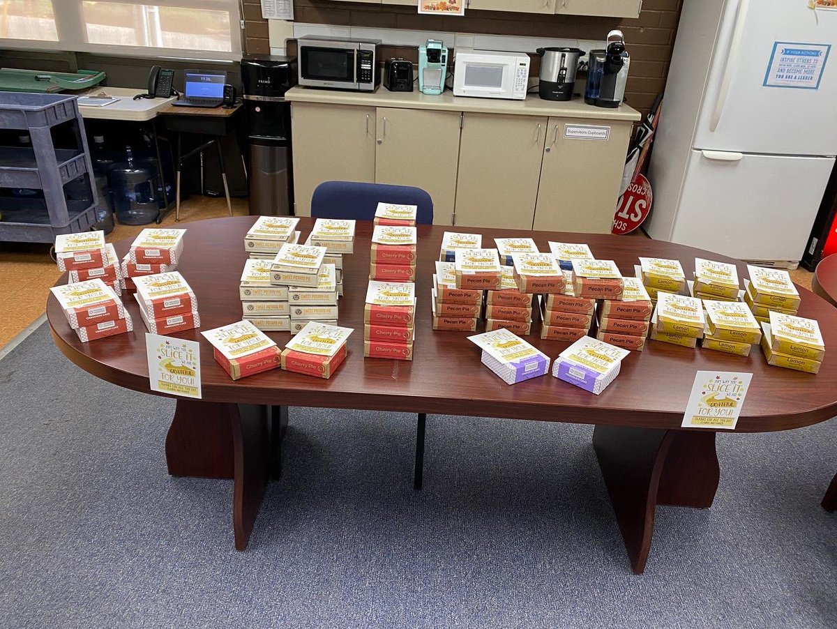 mscdleon's tweet photo. Just a little sur”pies” for our staff!! We are so thankful for them and all they do! #lapalomawolves #fuesd https://t.co/hBy0aXr5pr