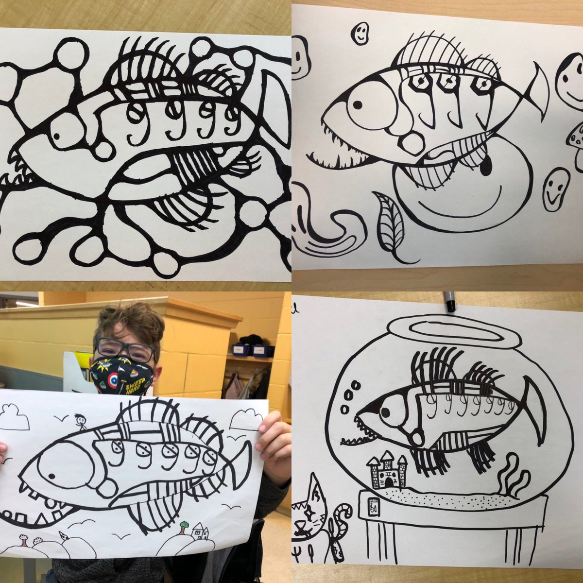 NedaBernabo's tweet photo. @StAnneOCSB @MarkSeabrook101 @ocsbSEP @St_Anne_Brett @MrsTarahZulpo @StAnneOCSB your students are so creative! Thank you @MarkSeabrook101 I absolutely loved learning from you too! @ocsbSEP #studentsmakingadifference https://t.co/GfYZuYjCtx