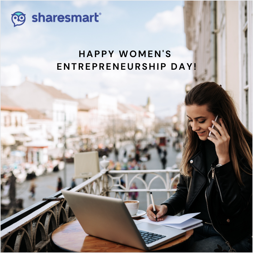 ShareSmartApp's tweet image. Happy Women&apos;s Entrepreneurship Day! Tag a woman who inspires you to strive for your goals 🦸✨