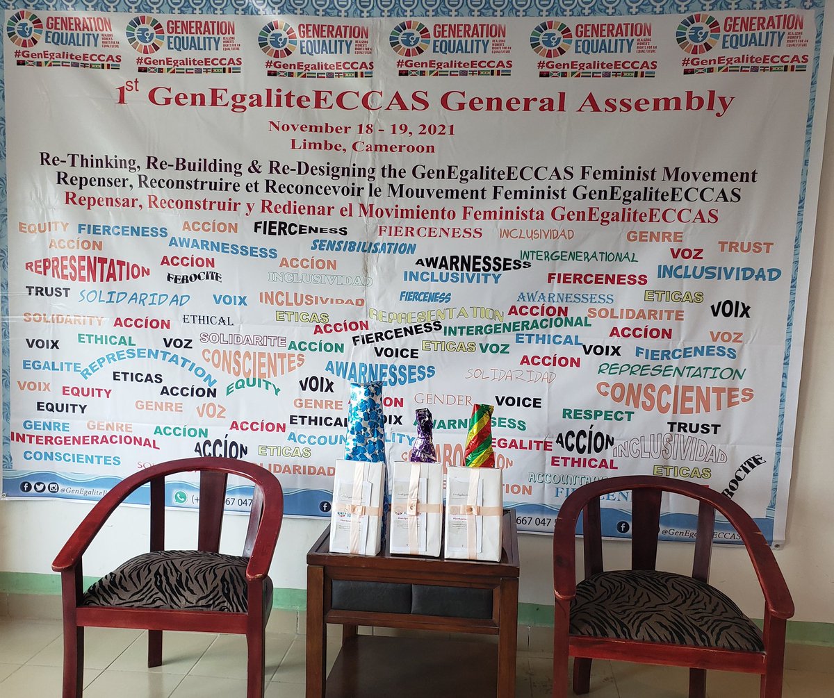 GenEgaliteECCAS's tweet photo. #GenEgaliteECCAS2021GA pour des récompenses aux membres de la #GenEgaliteECCAS pour leurs talents et leurs efforts pour faire grandir le mouvement à travers une cérémonie de remise des prix en leur honneur.
#generationequality https://t.co/zjzRwDf19B