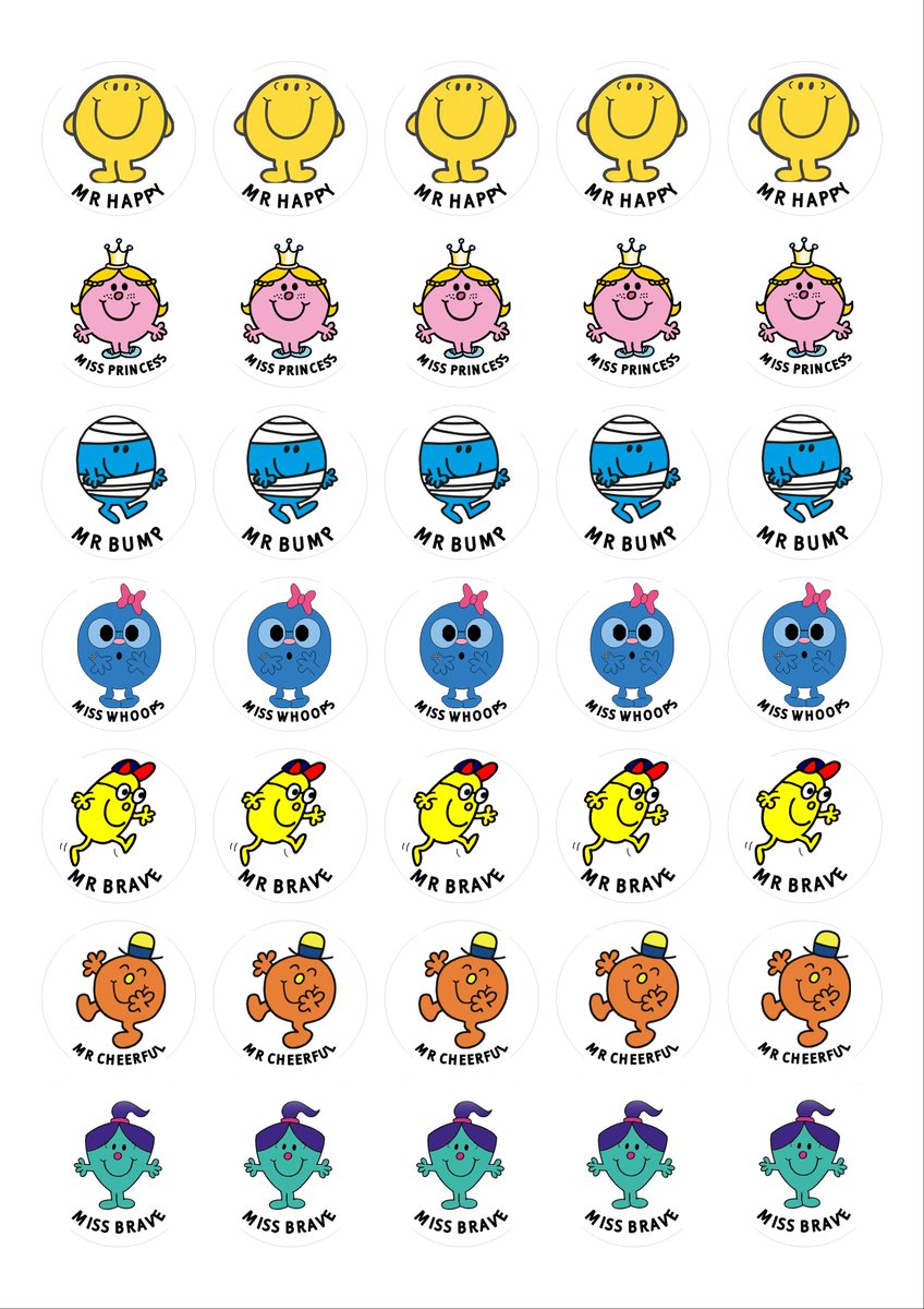 primarystickers's tweet photo. NEW - Mr Men and Little Miss themed stickers https://t.co/Gw7Z4wATtg
