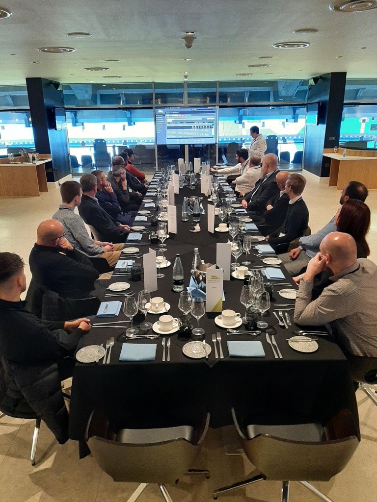 AltaroSoftware's tweet photo. This week we gathered together the Premier League of cyber and backup partners in our Winter Partner Dialogue @Ethihad Stadium to hear the 2022 Roadmap for cyber email, security, and backup solutions on the @Hornetsecurity roadmap: #cyberpartners #premierleaguepartners https://t.co/kq6CktQNIs