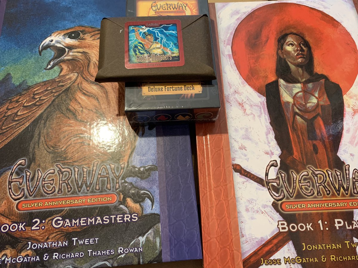 Kickstarter’s coming in always makes it a good day 😉 
#Kickstarter #tabletopgames #Everway