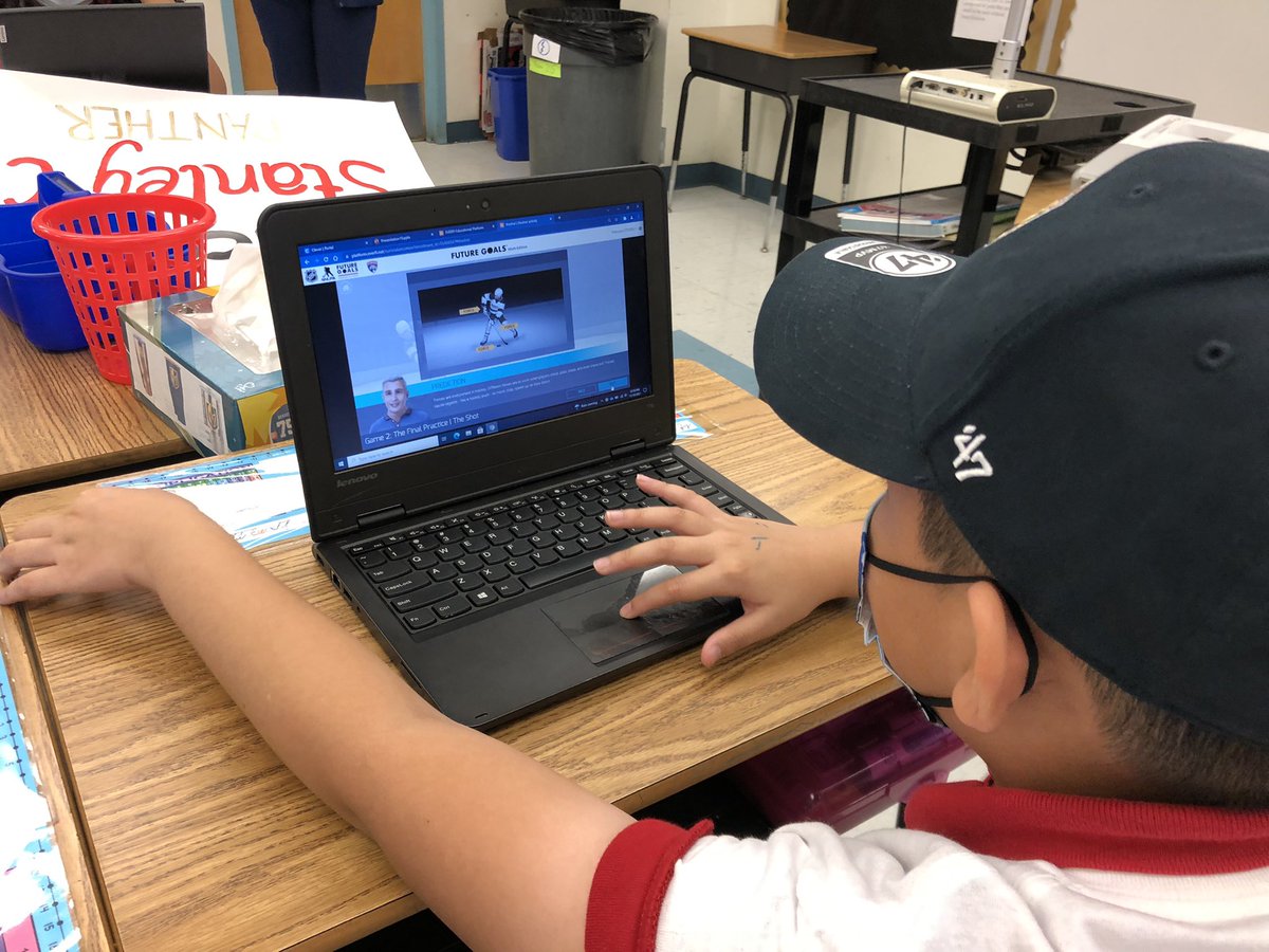 MsNamasTECH's tweet photo. Thank you @StanleyCPanther @FlaPanthers 🏒Ms. Rodriguez &amp; her phenomenal students couldn’t contain their excitement to show you their hard work on @EVERFIK12 @FutureGoalsSTEM &amp; @NHL #VirtualScienceFair #Sustainability projects ❤️💙@BrowardSTEM @browardschools @LibertyElSchool https://t.co/dRWYi68fzB