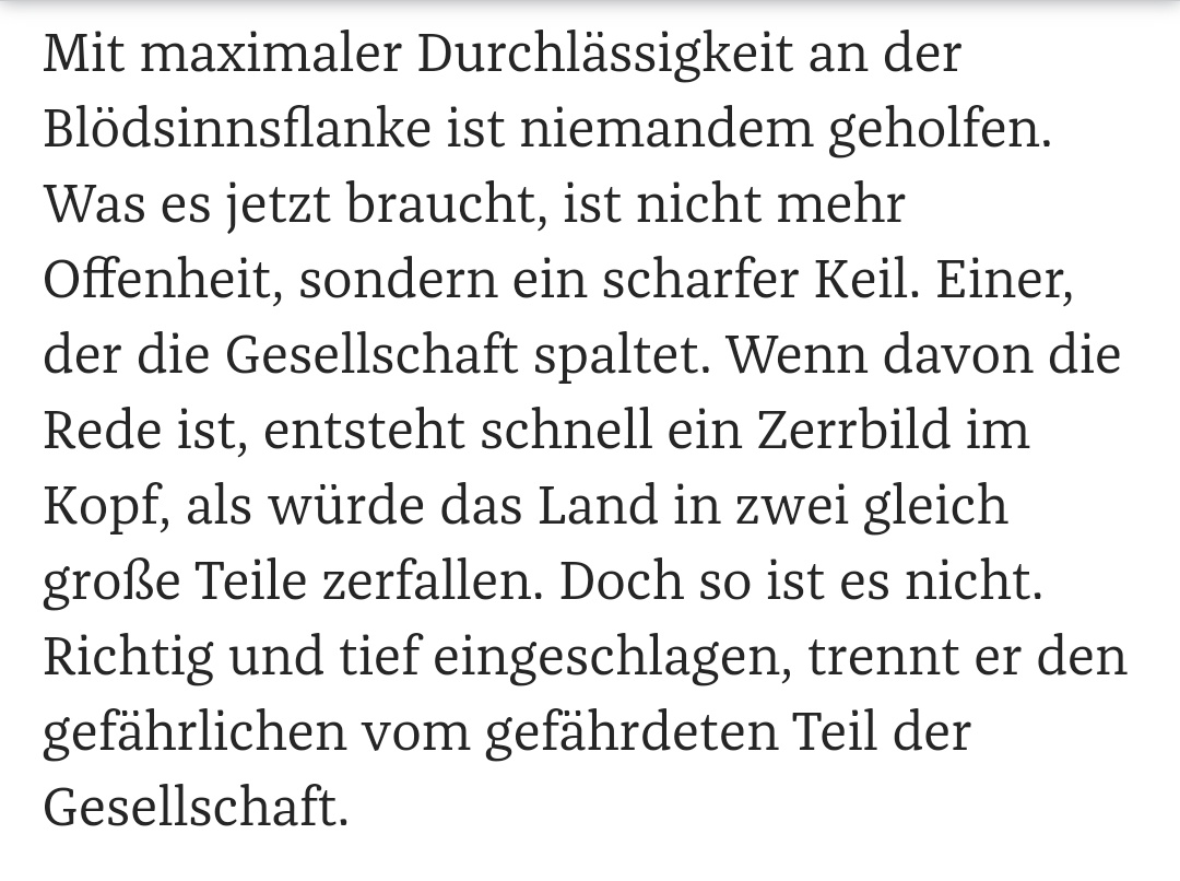 shoutingcassy's tweet photo. Quiz zum Wochenende.

Ist dieser Ausschnitt aus der „Zeit” oder aus dem „Stürmer”? https://t.co/r1PKvqAGRl