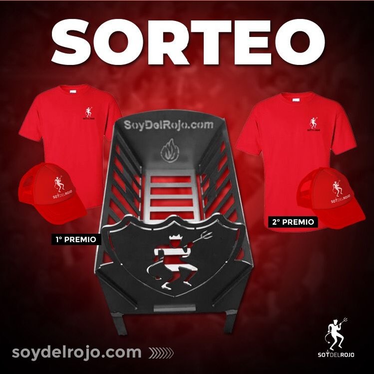 🔥👹Vamos a sortear 👹🔥

1º Súper Brasero + Remera SDR + Gorra SDR 

2º Remera SDR + Gorra SDR 

⁣✅ Dale RT
⁣
✅ Seguí a <a href="/SoydelRojoCom/">SoyDelRojo.com 👹</a>, @JuanchiEgido18, <a href="/Carogaravento_/">Carolina Garavento</a> y <a href="/agustinpfalcon/">Agustín Falcón</a>

Se sorrtea el 3/12. Sorteo exclusivo en Argentina. NO hacemos envios