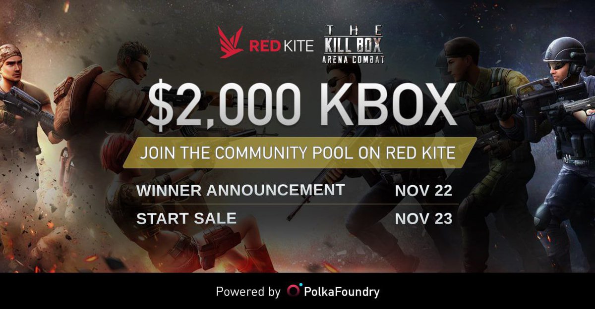 frankesta's tweet photo. $2,000 KBOX Allocation to WIN!

Join the $KBOX Community Pool on Red Kite!

Join Here:
https://t.co/zmrCDHgwzx

- Complete All Task
- Submit BSC Address
- Done
- Answer: A,A https://t.co/Sk8KRNq7Zw
